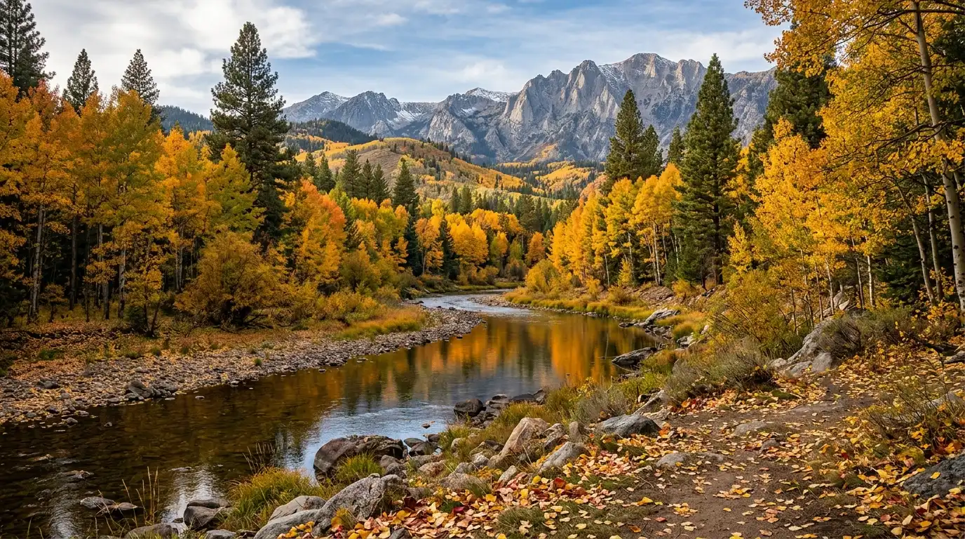 Autumn colors in Plumas County